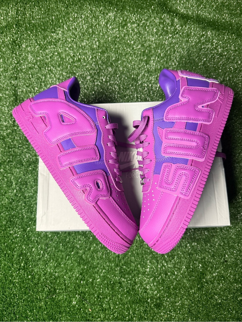 Kids Pink & Purple Lettered Low-Top Sneakers